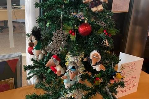 St Clements Church Christmas Tree Festival. Picture by staff.