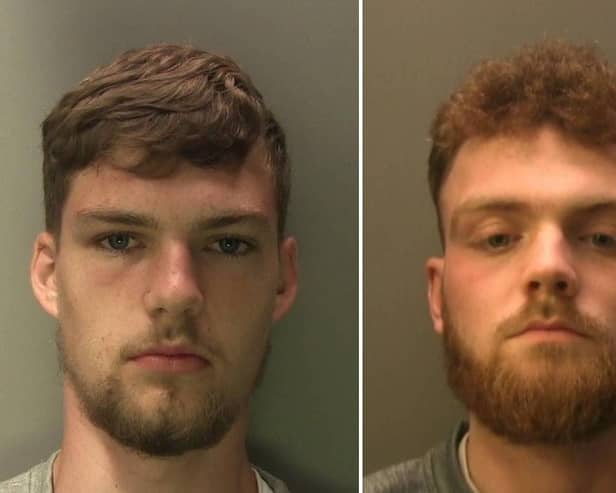 Reuben Nelson (left) and 22-year-old Jordan Stillwell (right). Picture: Sussex Police