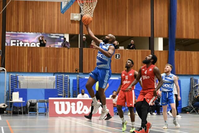Worthing Thunder on their way to beating City of Birmingham Rockets | Picture: Gary Robinson