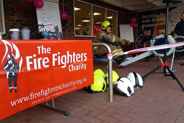 West Sussex trainee firefighters row over 59 miles in aid of charity
