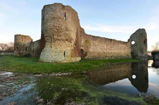 Pevensey Castle by Peter Cripps