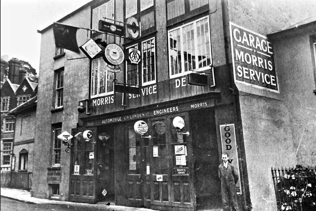 The Morris garage in the 1920s