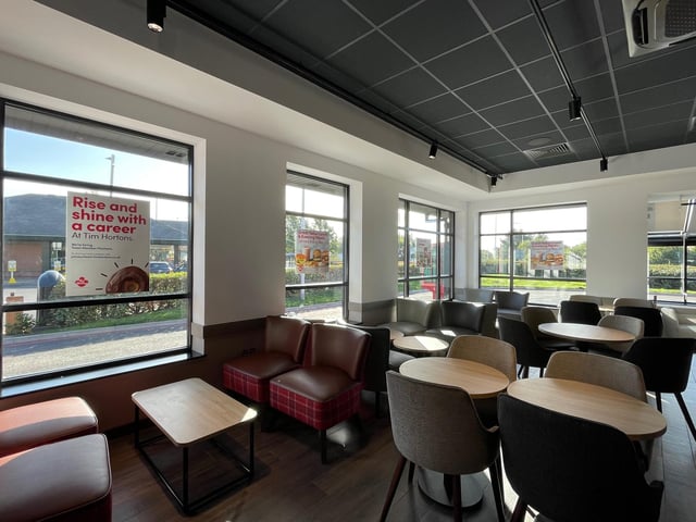 Tim Hortons Chichester: IN PICTURES - sneak peek look at the new fast food store in the city