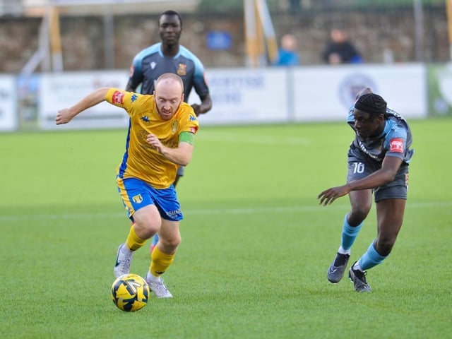 Action and goal celebration's from Lancing's win over Three Bridges