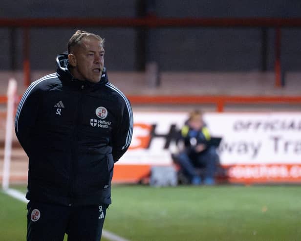 Crawley Town manager Scott Lindsey | Picture: Eva Gilbert