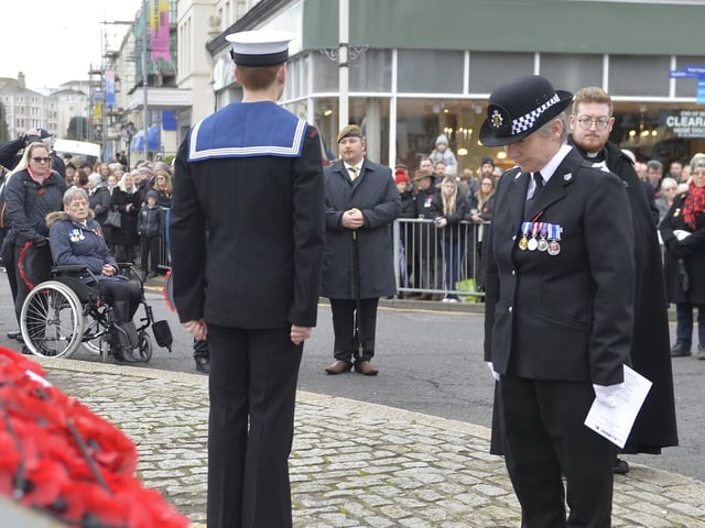 Eastbourne Remembrance Sunday Service (Photo by Jon Rigby)
