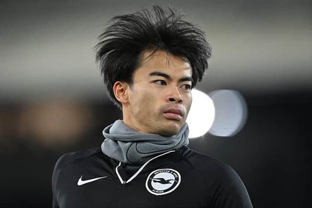 Brighton's Japan ace Kaoru Mitoma is yet to feature at the Asian Cup