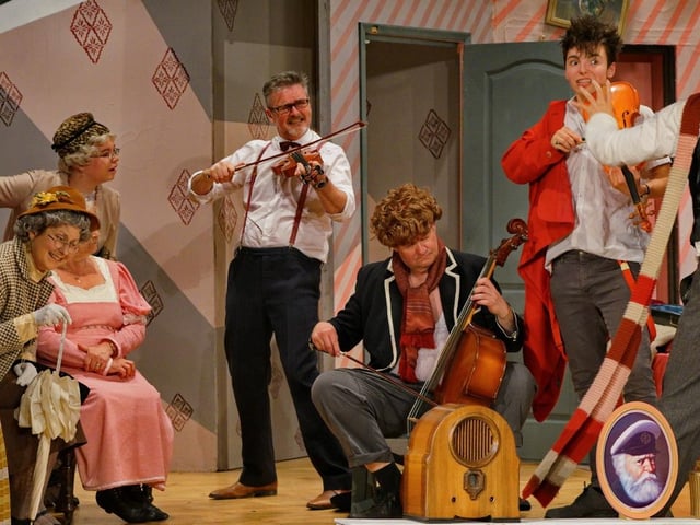 Dress rehearsal for The Ladykillers, which was performed in April 2016