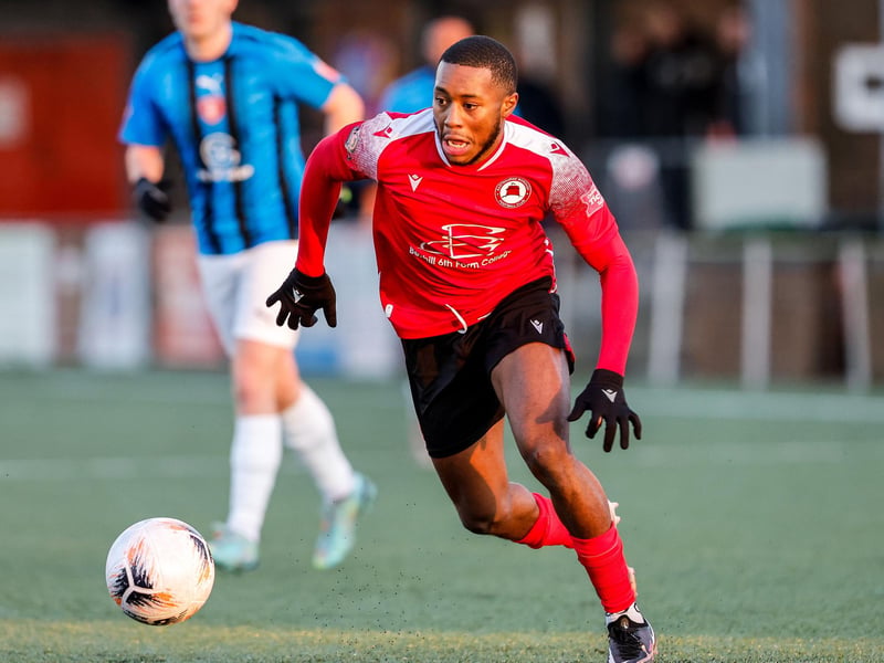 Action from Eastbourne Borough's 2-1 FA Trophy third round defeat at home to Bracknell Town
