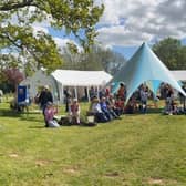 As well as the serious message over developmen proposals for Henfield, the village's Day of Action provided fun and entertainment for those taking part