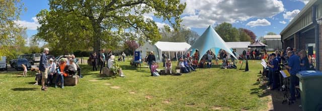 As well as the serious message over developmen proposals for Henfield, the village's Day of Action provided fun and entertainment for those taking part