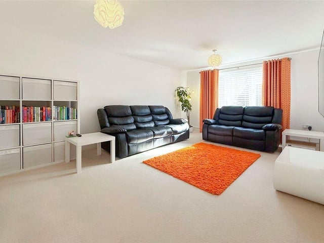 There is a generous lounge at the front of the house