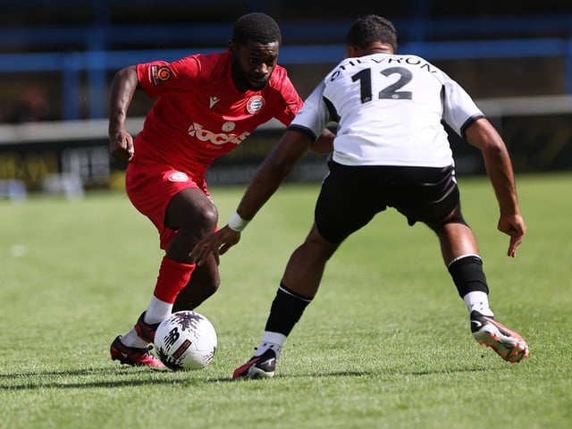 Action from Worthing's win at Dover in National League South
