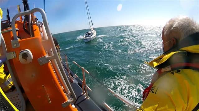 The Selsey RNLI lifeboat will complete in a virtual row for charity.