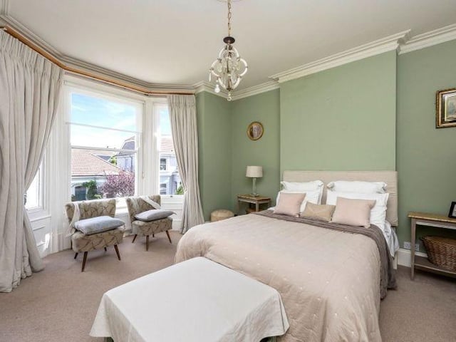The principal bedroom, which is to the front of the property, has an en-suite bathroom