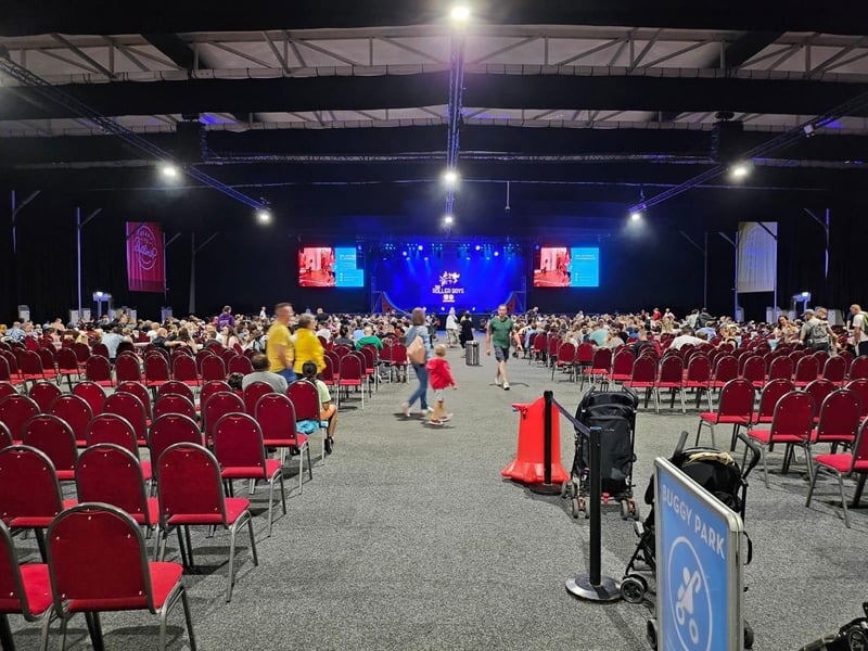 Inside Studio 36 – which seats around 2,000 people. Picture: Katherine Hollisey-McLean