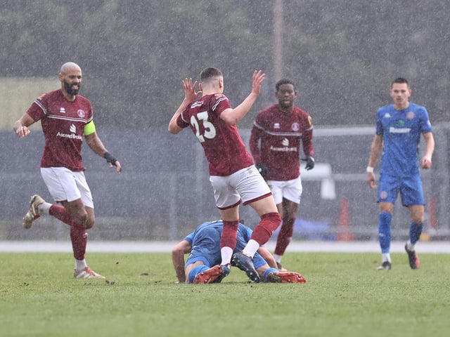 Action from Worthing's National League South defeat at Chelmsford