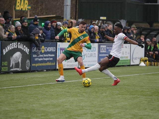 Promotion-chasing Horsham FC were held to a 1-1 draw at home by visiting Chatham Town