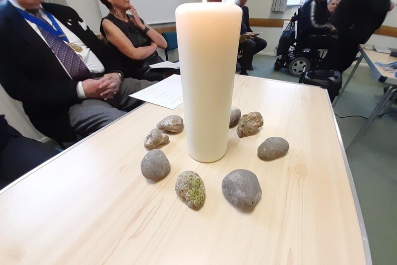 Haywards Heath's Holocaust Memorial Day service started at 2pm with councillors, Amnesty International representatives and religious representatives in attendance.