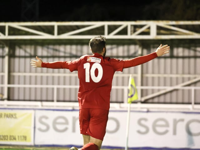 Action from Worthing's National League South win at Farnborough
