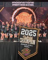 Gold Winners for their division for Dynasty Reign Allstars in The Allstars World Championships in Orlando Florida, 2025