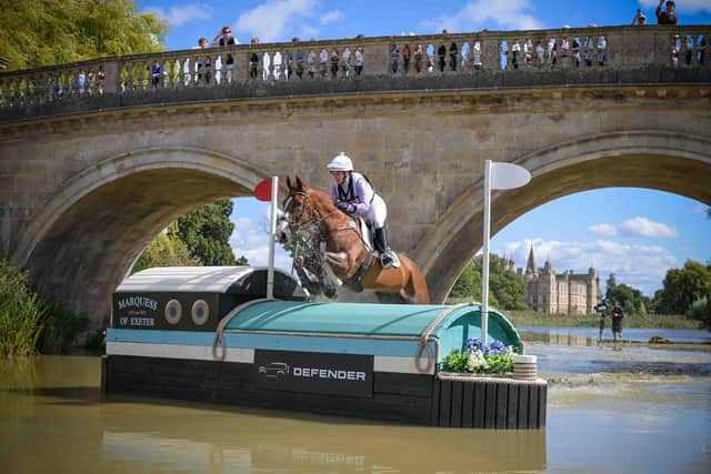 Gemma Stevens (GBR) riding Chilli Knight during the cross country phase of the Defender Burghley Trophy for the winners of the Defender Burghley Horse Trials | Picture: Defender Burghley Horse Trials/Peter Nixon