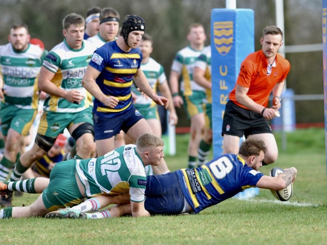 Action from Worthing Raiders' win over Guernsey at Roundstone Lane
