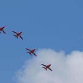 Red Arrows at Goodwood Festival of Speed on Thursday, July 10
