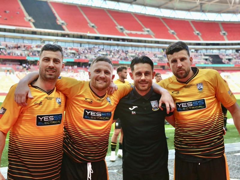 Littlehampton Town at Wembley for the 2022 FA Vase final