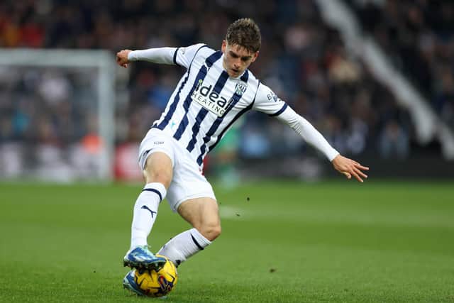Tom Fellows of West Bromwich Albion during the Sky Bet Championship match between West Bromwich Albion and Blackburn Rovers at The Hawthorns on January 13, 2024 in West Bromwich, England. (Photo by Catherine Ivill/Getty Images)