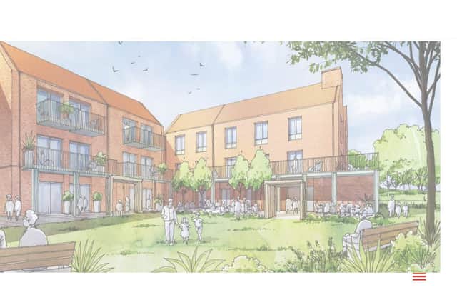 Artist's impression of the proposed Burgess Hill care home