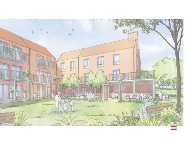 Artist's impression of the proposed Burgess Hill care home