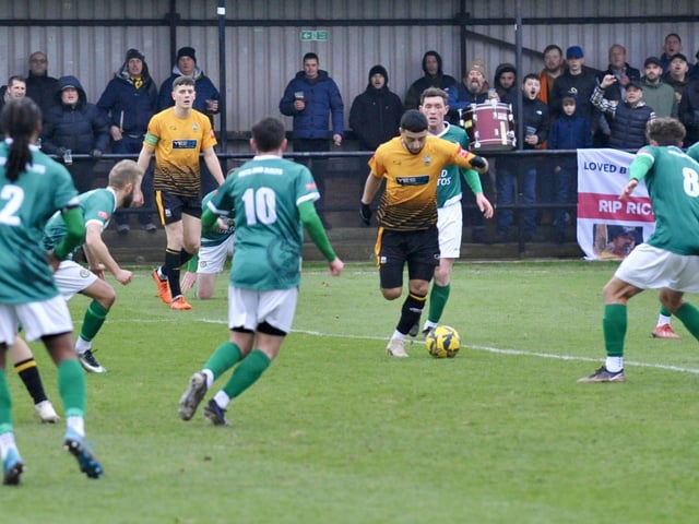 Littlehampton Town take on Ashford United in the Isthmian south east division