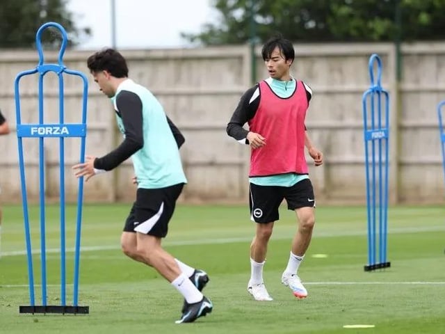Brighton fans will be delighted to see Kaoru Mitoma back in pre-season action