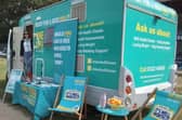 Hattie Deacon, NHS health checks lead at One You East Sussex with COLIN. (Image: Wealden District Council)