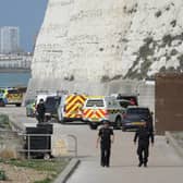 Officers responded to concerns for the welfare of a man who had been seen at the water’s edge on Rottingdean beach
