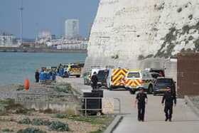 Officers responded to concerns for the welfare of a man who had been seen at the water’s edge on Rottingdean beach