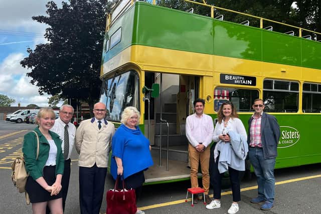Caroline Ansell, MP for Eastbourne and Huw Merriman, MP for the Bexhill and Battle constituency recently joined a special heritage bus service. Picture: Caroline Ansell