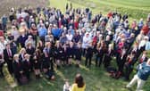 A number of protests against plans for development have been held at Chatsmore Farm – including this one in March, 2022. Picture: Eddie Mitchell