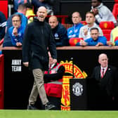 Erik Ten Hag has defended the transfer fees spent by Manchester United after they failed to beat a team worth £17m in Brighton in the Premier League. (Photo by Ash Donelon/Manchester United via Getty Images)