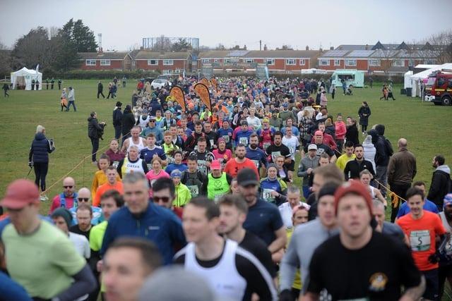 Eastbourne Half Marathon will return next year in aid of St Wilfrid's Hospice. The race starts in Princes Park and mostly follows the promenade towards Beachy Head and back to Sovereign Harbour where the course loops back. The community event welcomes runners of all abilities.