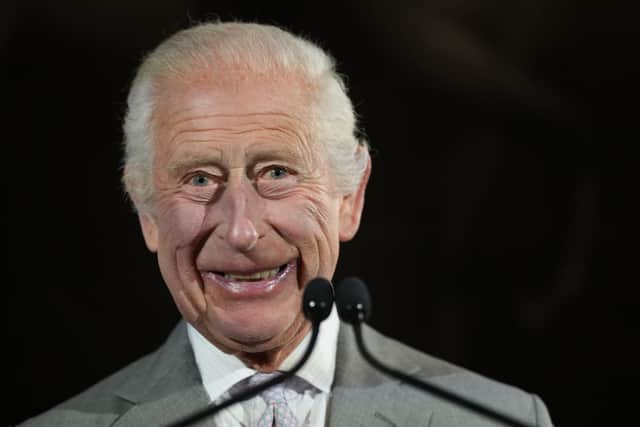 King Charles III during the inaugural King's Foundation charity awards at St James's Palace. (Photo by Kirsty Wigglesworth - WPA Pool/Getty Images)