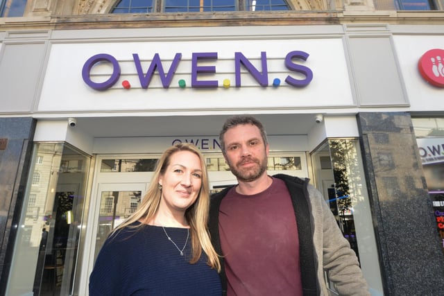 Owens in Hastings. Debbie and Graham Owen.