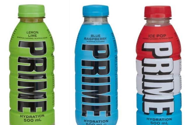 Supermarket chain Aldi announced that Prime Hydration Drink, created by YouTube stars KSI and Logan Paul, will go on sale across Sussex on December 29. Picture: Aldi Digital Media Centre