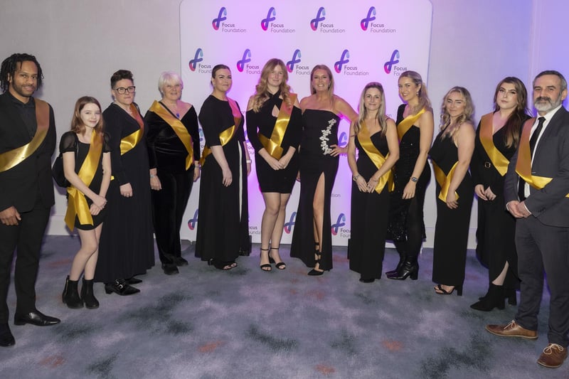 Mandi Stanley from the Shoreham-based Focus Foundation with volunteers for its second Winter Ball on Saturday, February 3, raising £131,708 for Sussex-based charities