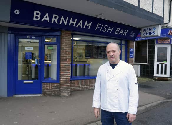 Barnham Fish and Shop owner Andrew Chimonides. Photo: Eddie Mitchell