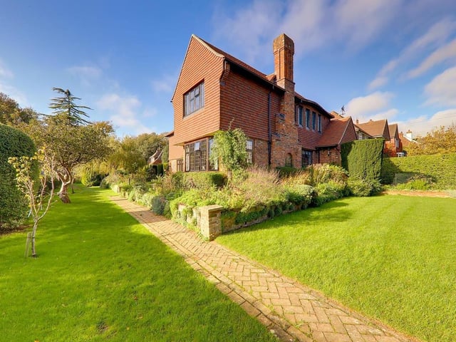 This four-bed detached home is full of period features and is on the market for £1,200,000