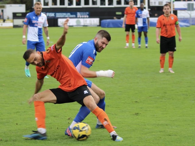 Hornchuch v Bognor Regis Town in the Isthmian premier division