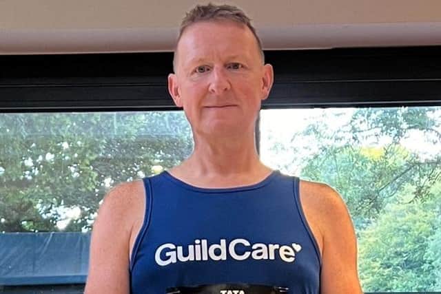 Tony Hogben is running the London Marathon for Guild Care
