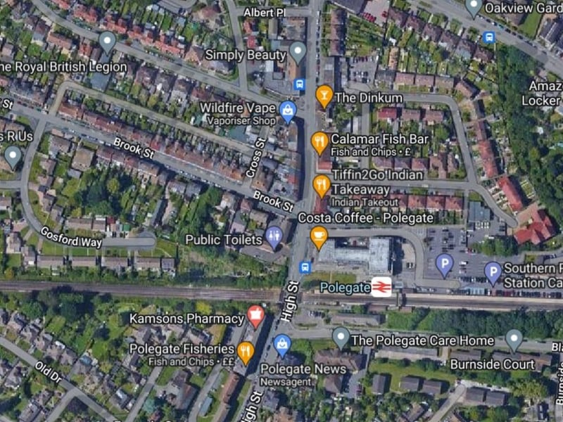 Polegate is the second-poorest neighbourhood in Wealden, with an average annual household income of £37,100